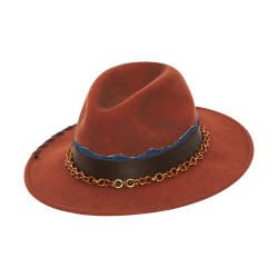 Fedora Ampia Fashion " The Vintage Flame "