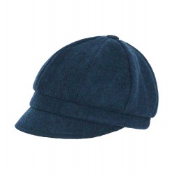 Woman's Newsboy Cap Blue