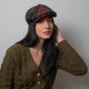 Brooklyn Newsboy Cap Faschetta Harris Tweed Autumn Check