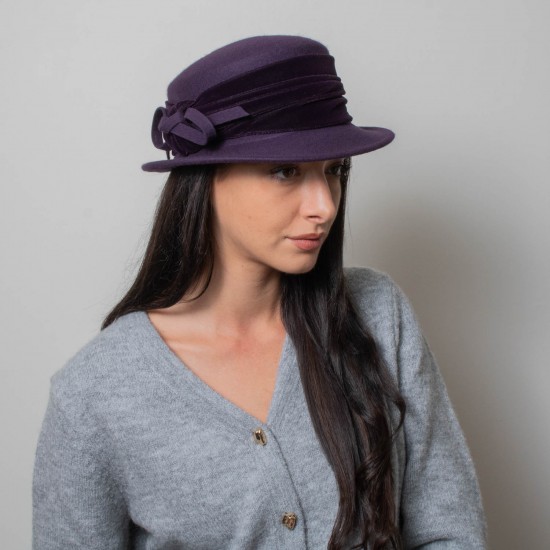 Elegant Wool Hat Δαμασκηνί