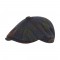 Brooklyn Newsboy Cap Faschetta Longford Tartan Μπλε