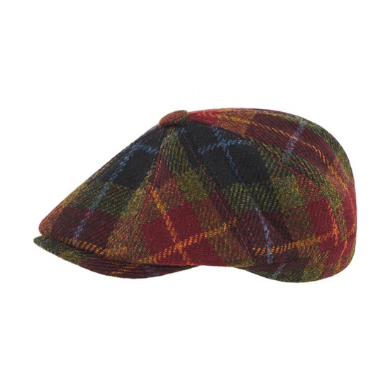 Brooklyn Newsboy Cap Faschetta Harris Tweed Autumn Check