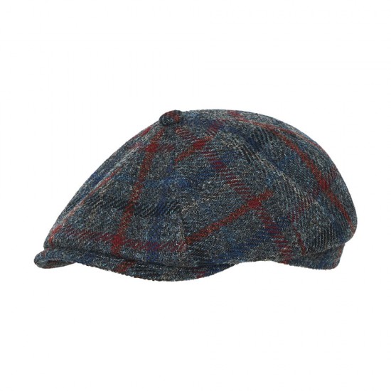 Baker Boy Faschetta HARRIS TWEED Scarista Check