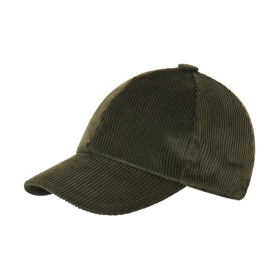 Baseball Hat Corduroy Olive Green