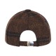 Baseball Hat Plaid Square Brown 